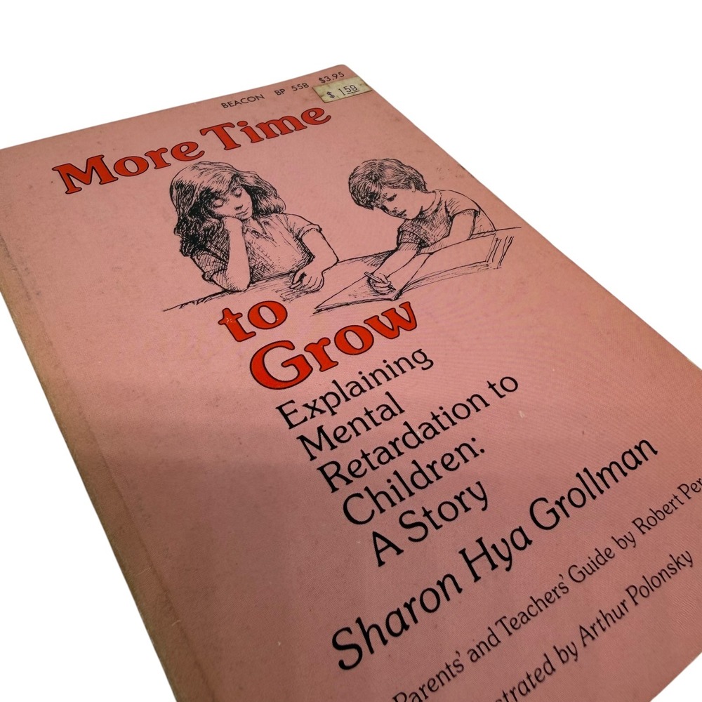 Beacon More Time to Grow Sharon Grollman Paperback 1977 Vintage Book Good